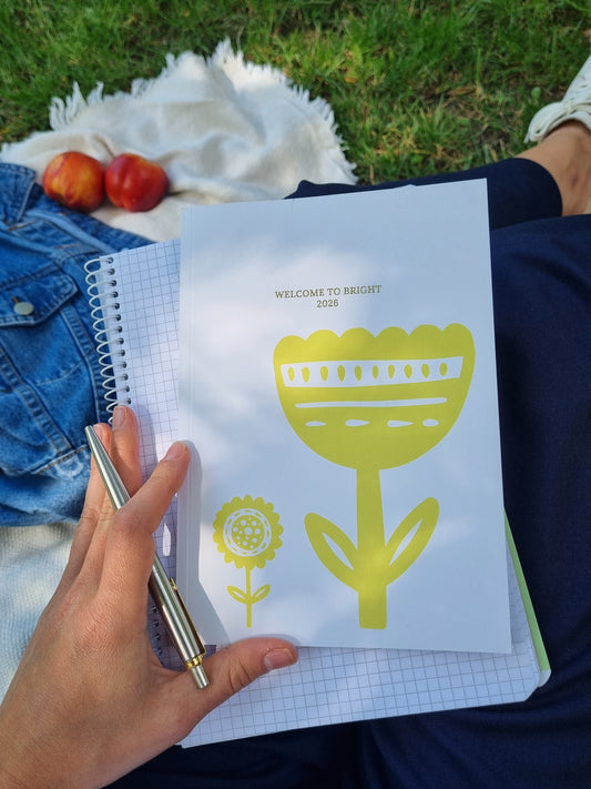 Welcome to Bright 2026 Annual Planner – Minimalist Scandinavian Design, A5 Weekly & Monthly Calendar, Goal & Habit Tracker
