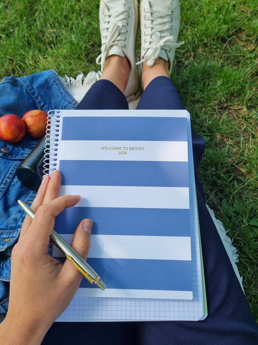 Welcome to Bright 2026 Annual Planner – Minimalist Scandinavian Design, A5 Weekly & Monthly Calendar, Goal & Habit Tracker