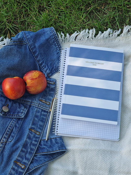 Welcome to Bright 2026 Annual Planner – Minimalist Scandinavian Design, A5 Weekly & Monthly Calendar, Goal & Habit Tracker
