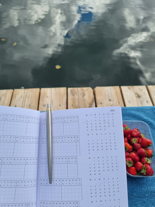 Joyful and Dreamy 2026 Annual Planner – Minimalist Scandinavian Design, A5 Weekly & Monthly Calendar, Goal & Habit Tracker